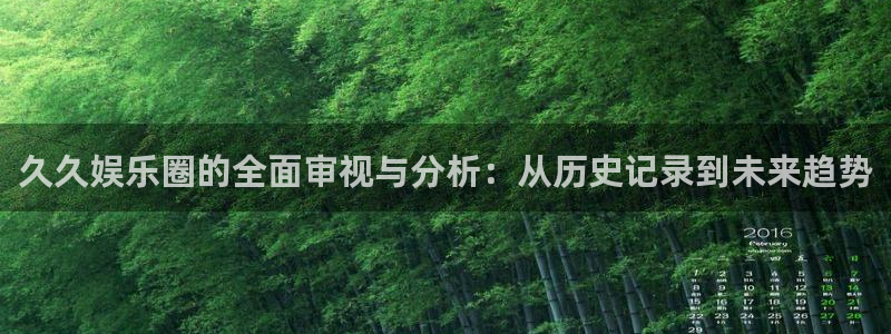 赢咖3官网平台：久久娱乐圈的全面审视与分析：从历史记录到未来趋势